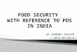 Food security with reference to PDS in India