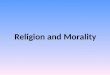 Religion and morality