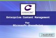 SharePpoint Saturday - Enterprise Content Management for Microsoft SharePoint