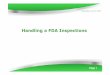 Handling of a fda inspection [compatibility mode]