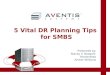 Disaster Recovery Planning Tips for SMBs Webinar
