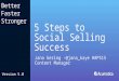 5 Steps to Social Selling Success, by Jana Gering