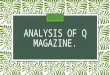 Analysis of Q magazine