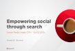 Empowering social through search