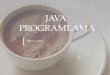 Java Programlama Dersi - Giriş (DÜBİTEK)