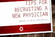 ACES Medical - Tips for recruiting a new physician