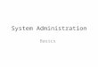 introduction to system administration