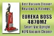 Best Upright HEPA Vacuum Cleaner Reviews - Eureka Boss 4870MZ Smart-Vac Upright HEPA Vacuum Cleaner Review