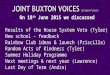 Buxton voices feedback june 21st 2015