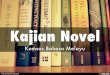 Kajian Novel | Komsas Bahasa Melayu