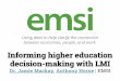 Informing higher education decision-making with LMI