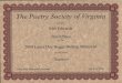 Teachers Third Pl Poetry Award 2008