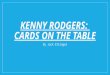 Analyse of Kenny Rodgers:Cards on the table