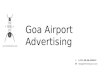 Goa Airport - Advertising Rates & Details