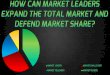 How Can Market Leaders Expand the Total Market and Defend Market Share