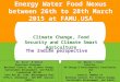 Climate Smart Agriculture  Panel  - FAMU USA March 27,2015