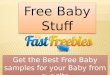 Free baby stuff