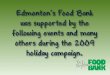 Edmonton\'s Food Bank Holiday Campaign 2009