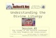 Understanding the Divine Liturgy - Session 5 of 6