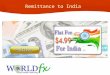 Remittance to india