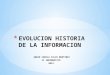 Evolucion historia de la informacion