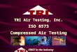 ISO 8573 Compressed Air Testing