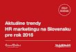 Aktuálne trendy HR marketingu na Slovensku pre rok 2015
