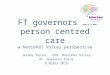 Jeremy Taylor presentation to FT governors