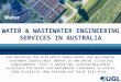 Water & Wastewater Engineering Services In Australia