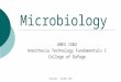 ANES 1502 - M13 PPT - Microbiology
