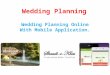 Wedding planning with mobile application