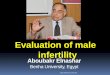 Evaluation of male infertility