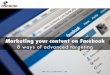 Marketing your Content on Facebook
