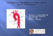 Contemporary management of acute type b aortic dissections
