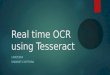 OCR using Tesseract
