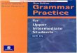 New edition grammar practice for upper intermediate students with key