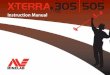 Instruction Manual X-TERRA 305-505 Metal Detector English Language  website4901 0071-1.0