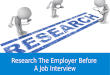 Research The Employer Before A Job Interview