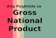 Pagkilala sa Gross National Product (GNP)