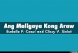 Ang Maligaya  Kong Araw