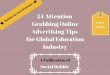 24 attention grabbing online advertising tips for global education industry sector