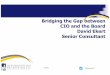 Australian CIO Summit 2012: Bridging the Gap between CIO and the Board by David Ekert