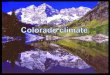 Colorado Climate