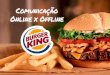 Estudo de caso Burger King Brasil: Mídia On X Mídia Off