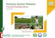 Primary sector mission - Transforming agriculture