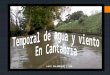 Temporal y lluvia en Cantabria
