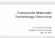Composite materials technology overview   andrew george