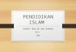 Pendidikan islam iman amal islam Tingktan Satu