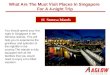 What are  the must visit places in singapore for a 4 night trip