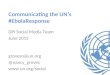 Communicating the UN’s #EbolaResponse